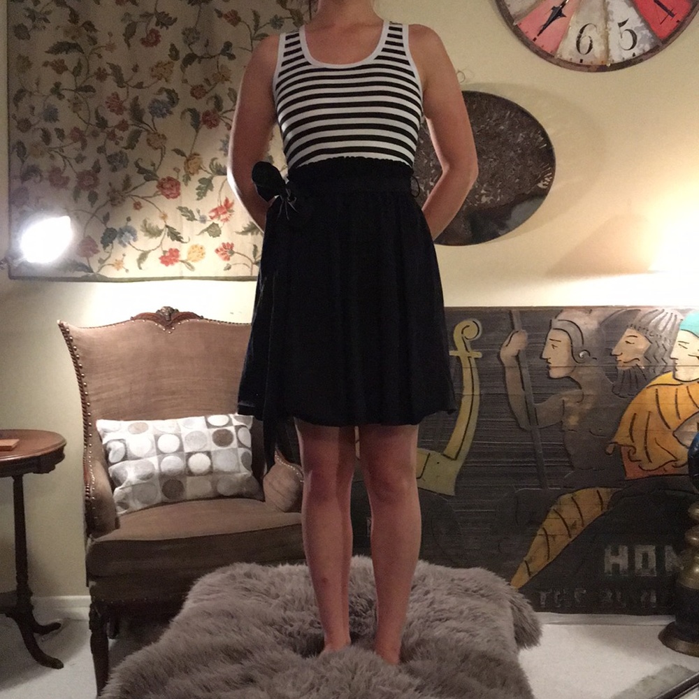 Black and White Tank Top Dress✨